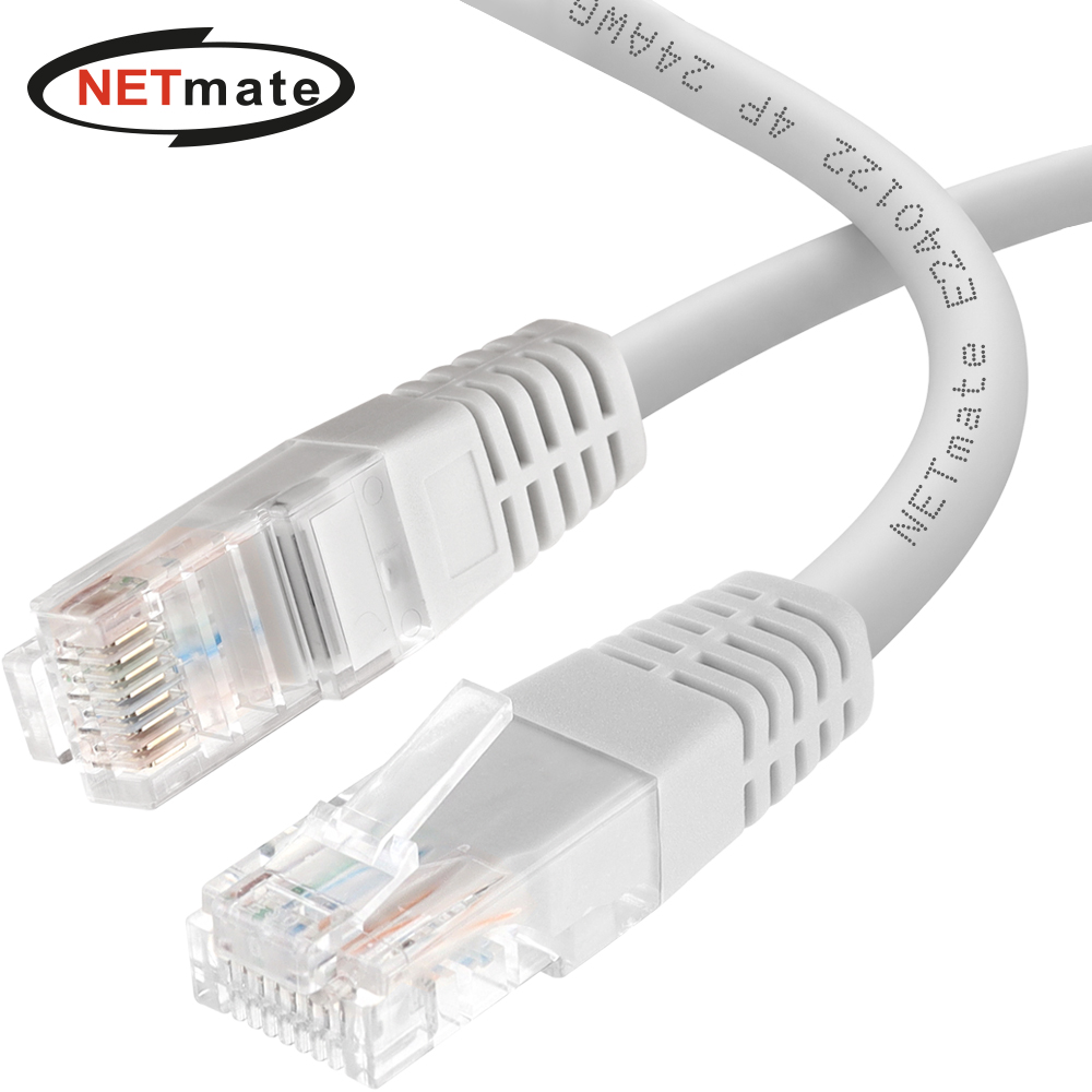 강원전자 넷메이트 CAT.6 UTP 랜 케이블 25m, 그레이 NMC-U6250G