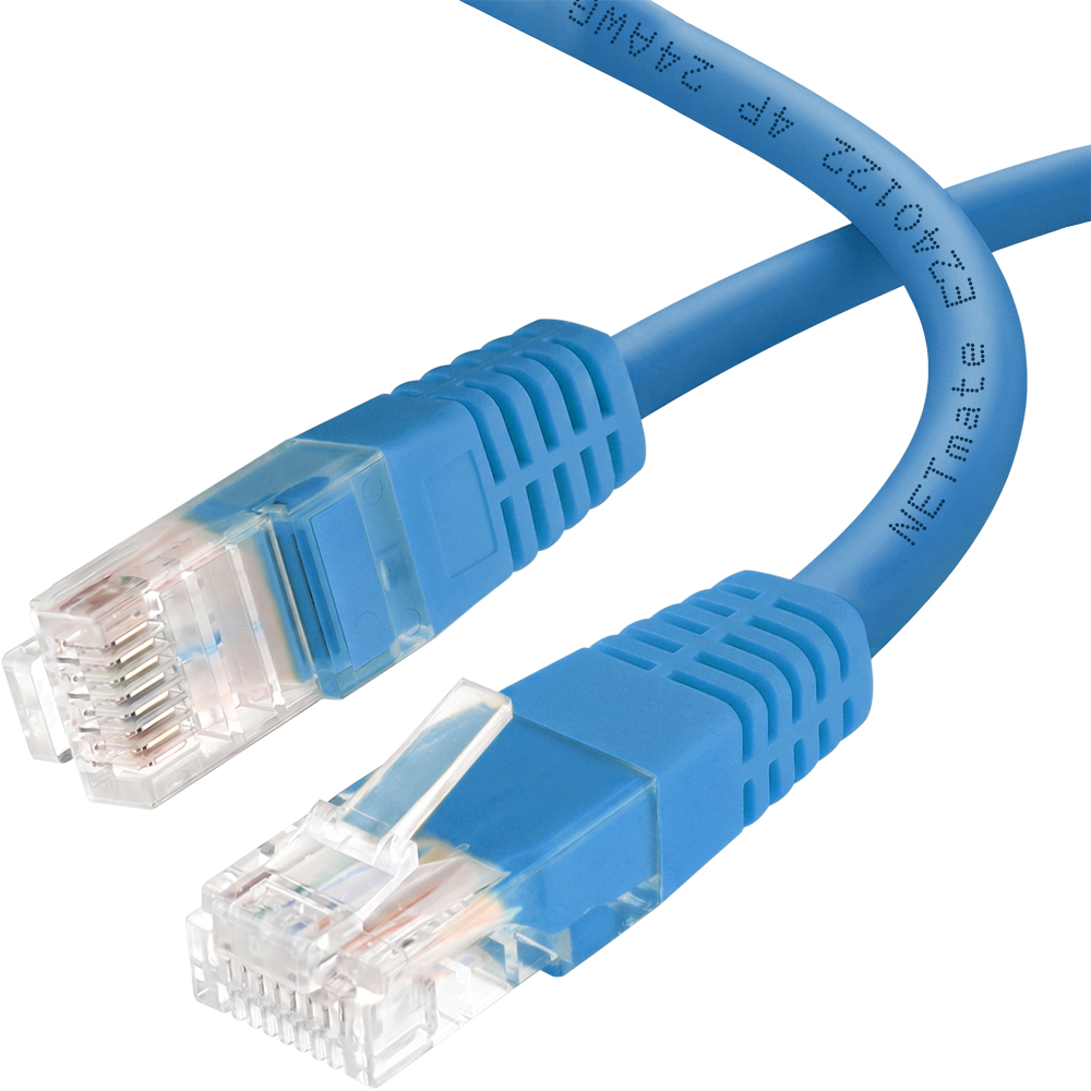 강원전자 넷메이트 CAT.6 UTP 랜 케이블 15m, 블루 NMC-U615BL