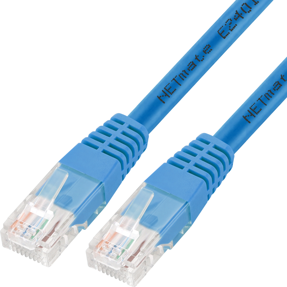 강원전자 넷메이트 CAT.6 UTP 랜 케이블 25m, 블루 NMC-U625BL