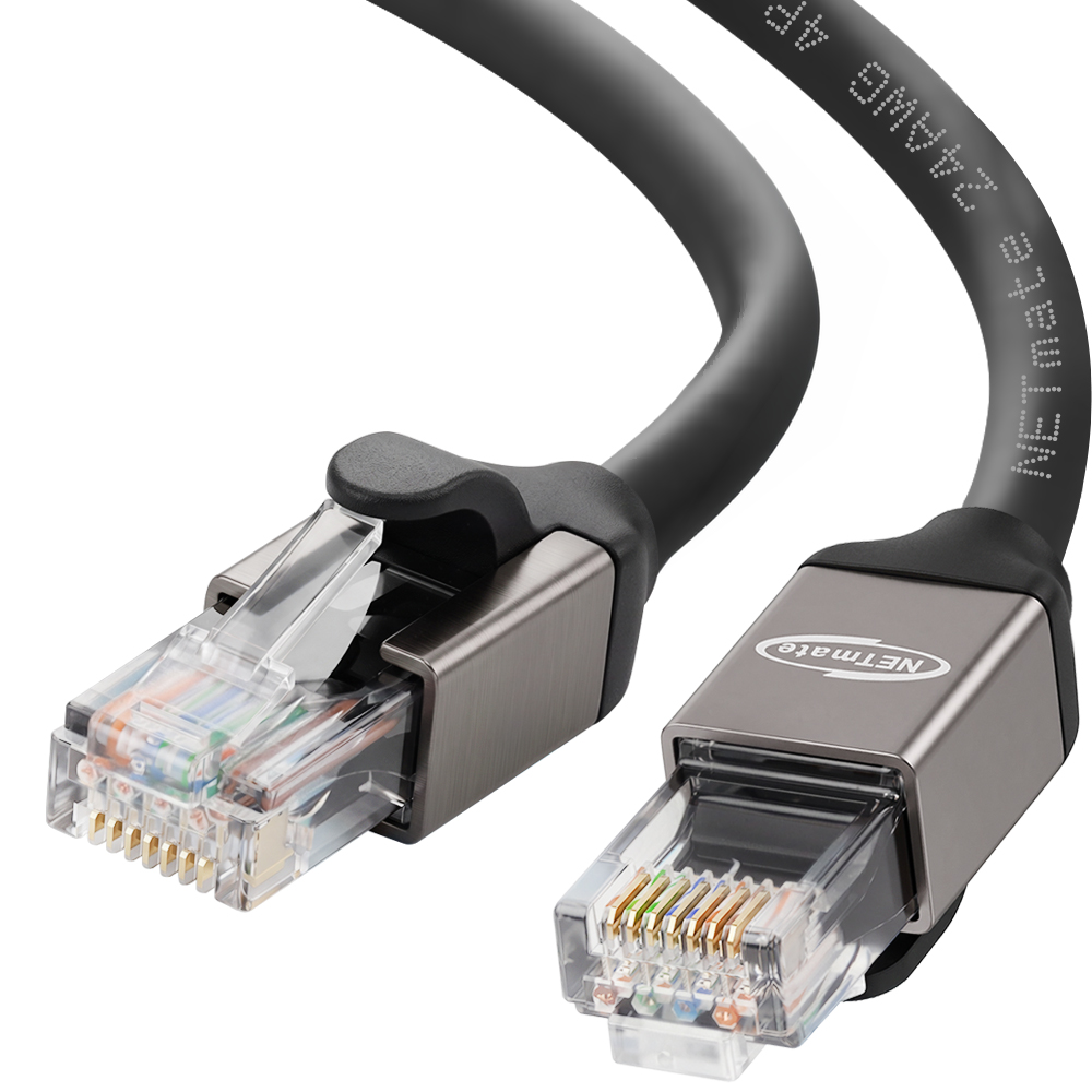 강원전자 넷메이트 CAT.6A UTP Metal 랜 케이블 30m NM-C6AM30