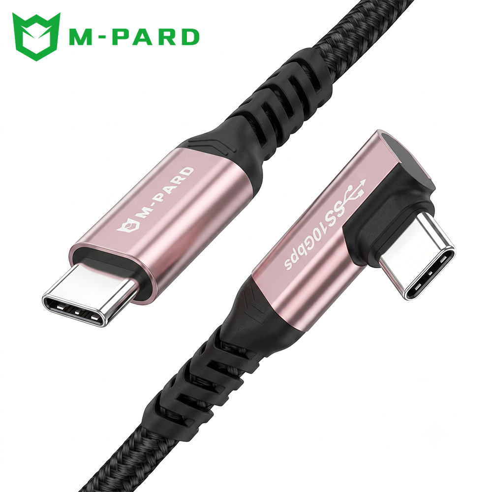 강원전자 엠파드 USB3.2 Gen2 C타입 100W 고속충전 꺾임 케이블 1m MP-MH240