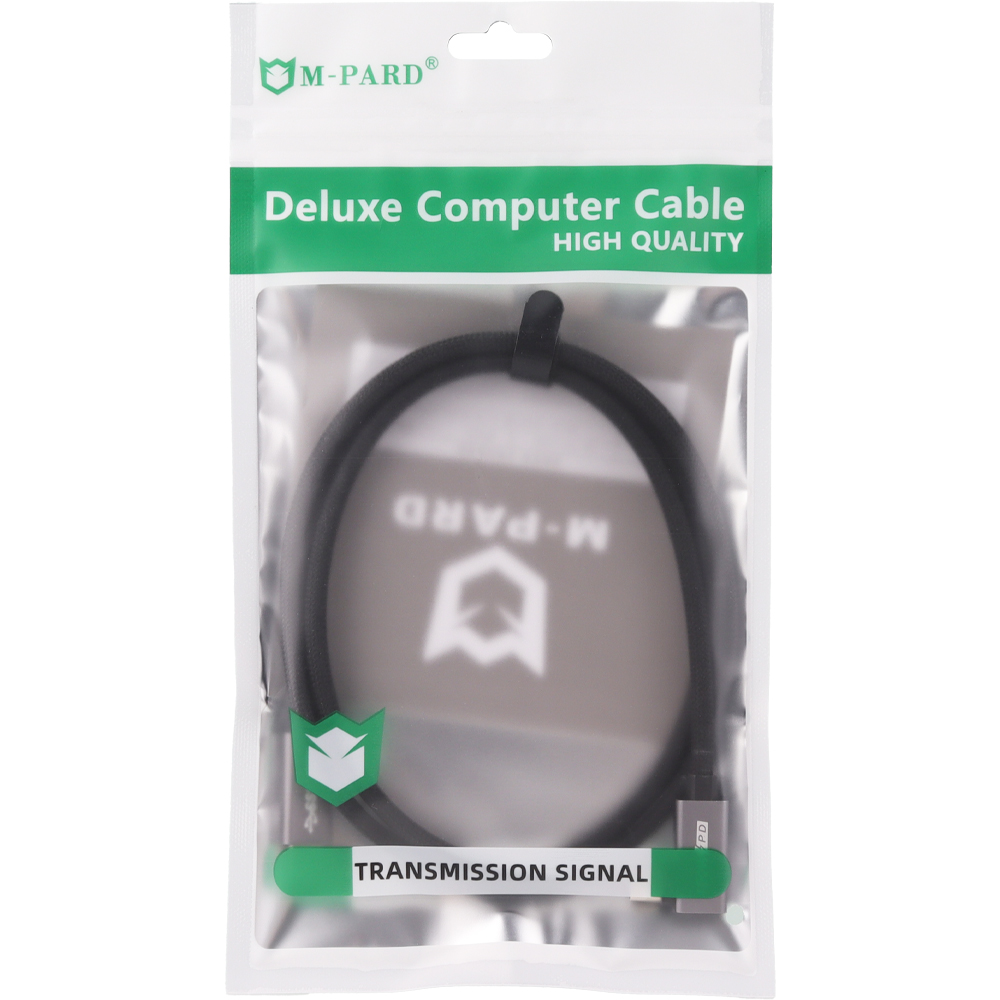 강원전자 엠파드 USB3.2 Gen2 C타입 100W 고속충전 꺾임 케이블 1m MP-MH240