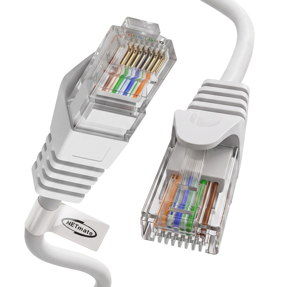 강원전자 넷메이트 CAT.6 UTP 랜 케이블 10m (화이트) NM-TC610