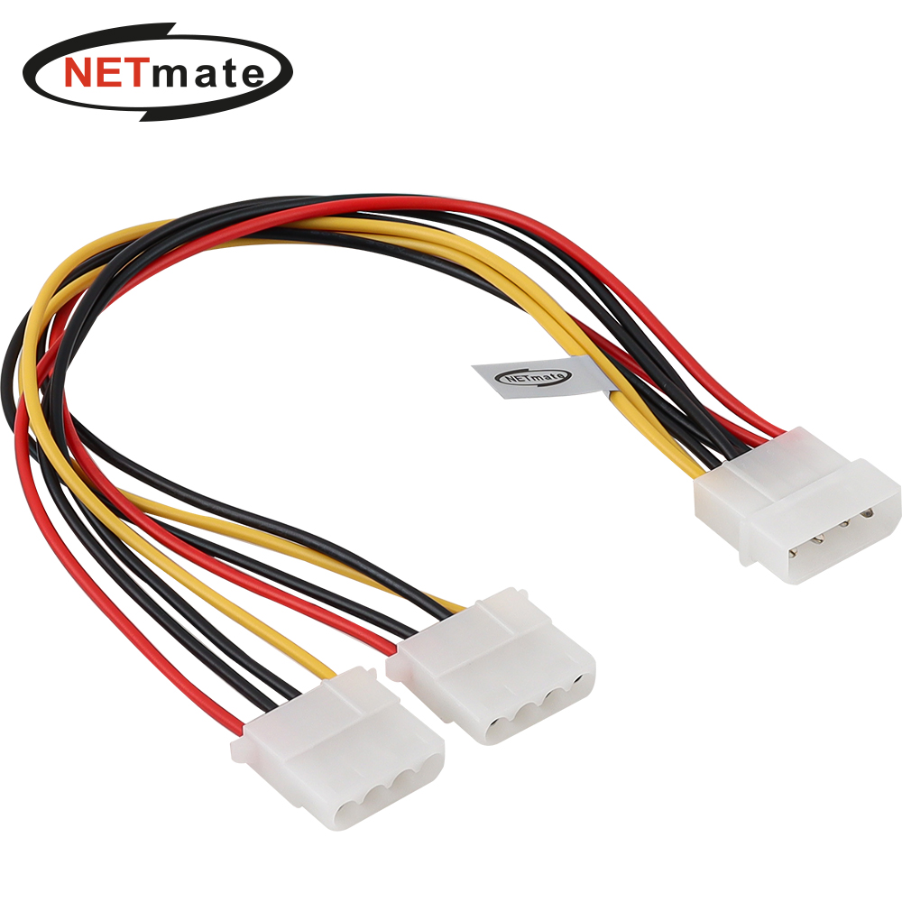 강원전자 넷메이트 IDE 4핀 전원 Y 케이블 NMP-PY01N
