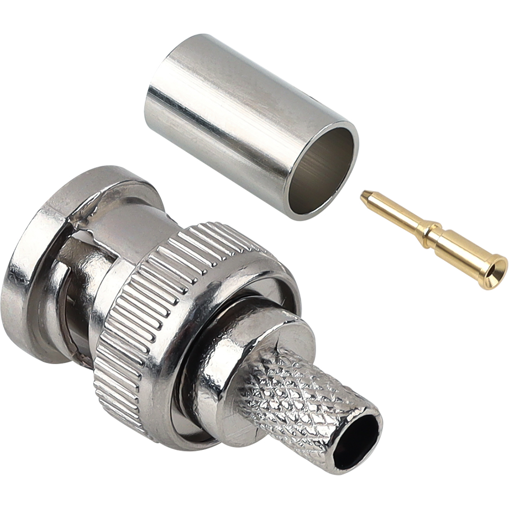 강원전자 넷메이트 75ohm BNC 4C 압착 커넥터, 낱개 NM-BNC73N