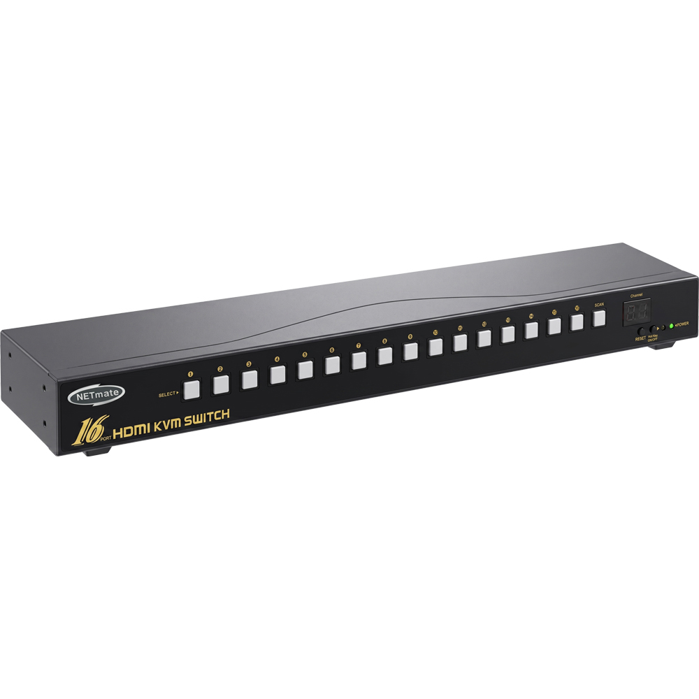 강원전자 넷메이트 4K 60Hz HDMI KVM 16:1 스위치 NM-HK4616C