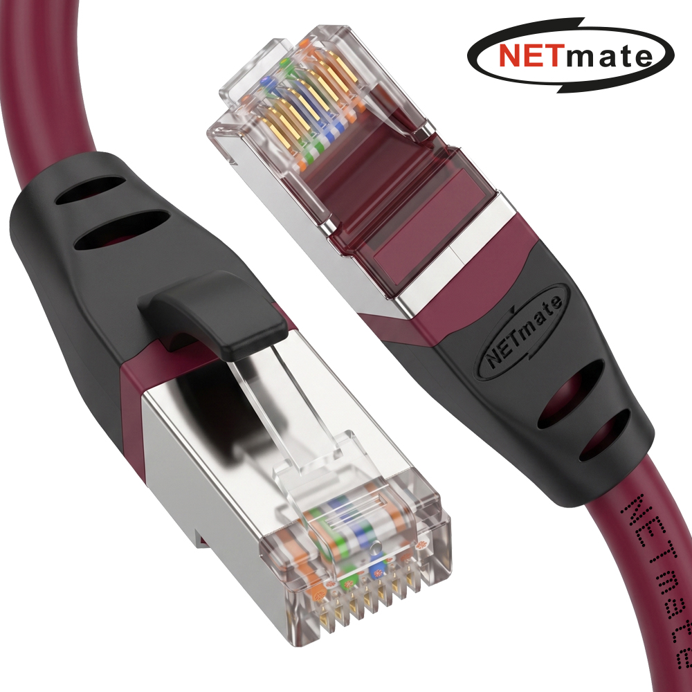 강원전자 넷메이트 CAT.8 SSTP 랜 케이블 7m NM-U870DR