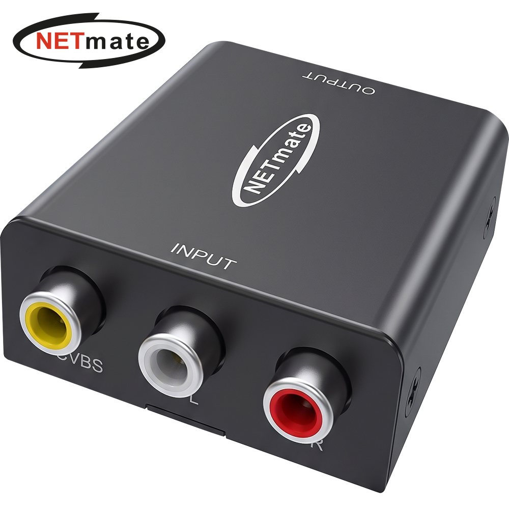 강원전자 넷메이트 AV(컴포지트) to HDMI 컨버터 NM-AHC01M