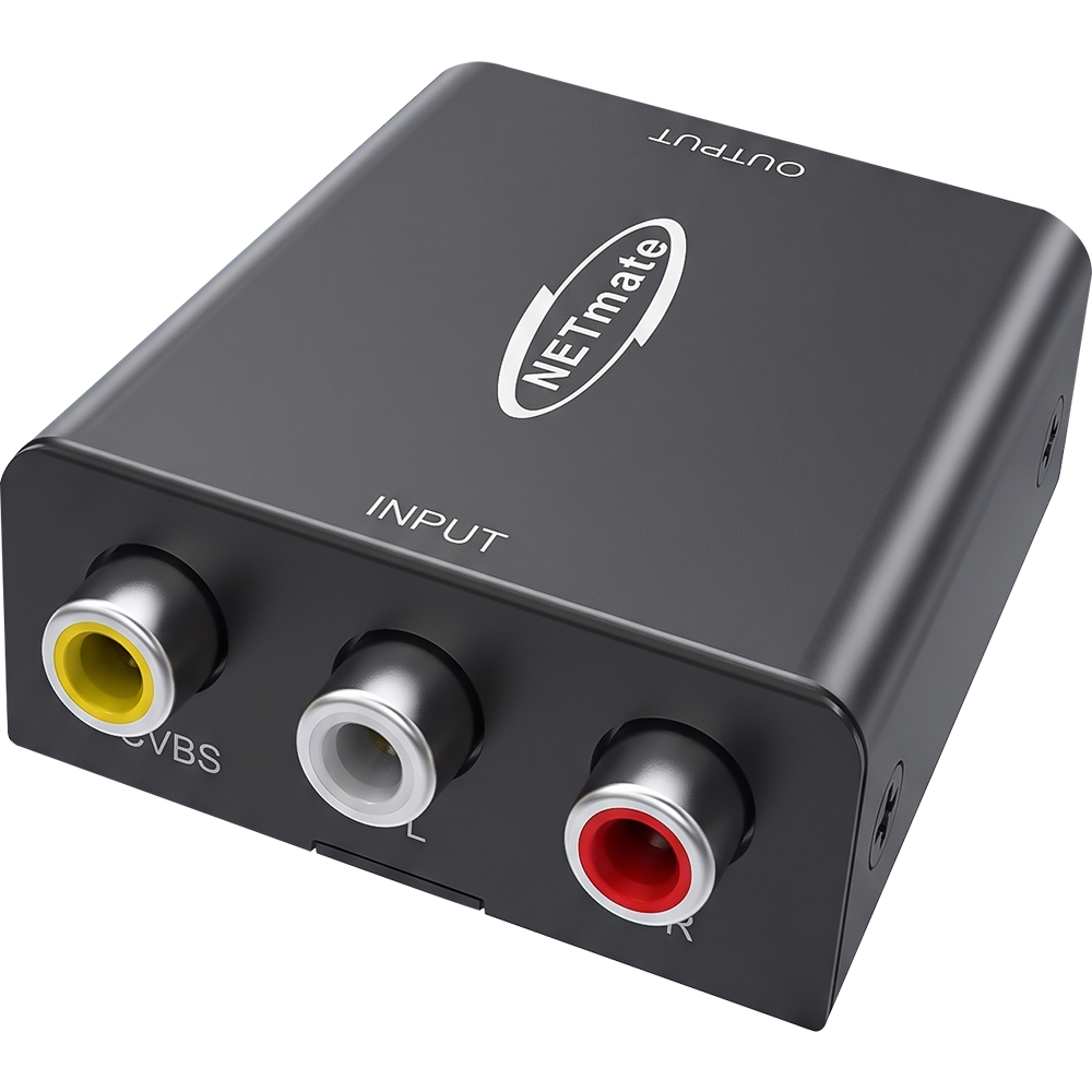 강원전자 넷메이트 AV(컴포지트) to HDMI 컨버터 NM-AHC01M