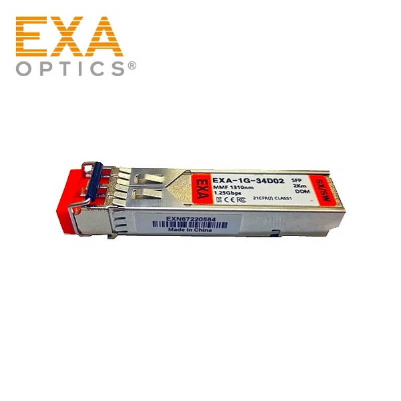 EXA GBIC MOXA 1000Base SFP-1GLSXLC 2km 호환 광모듈 EXA-1G-34D02-MOX