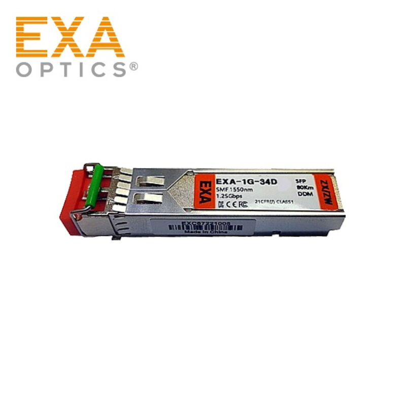 EXA GBIC Advantech 1G SFP-GZX/LC-70E 70km 호환 광모듈 EXA-1G-34D70-ADVE