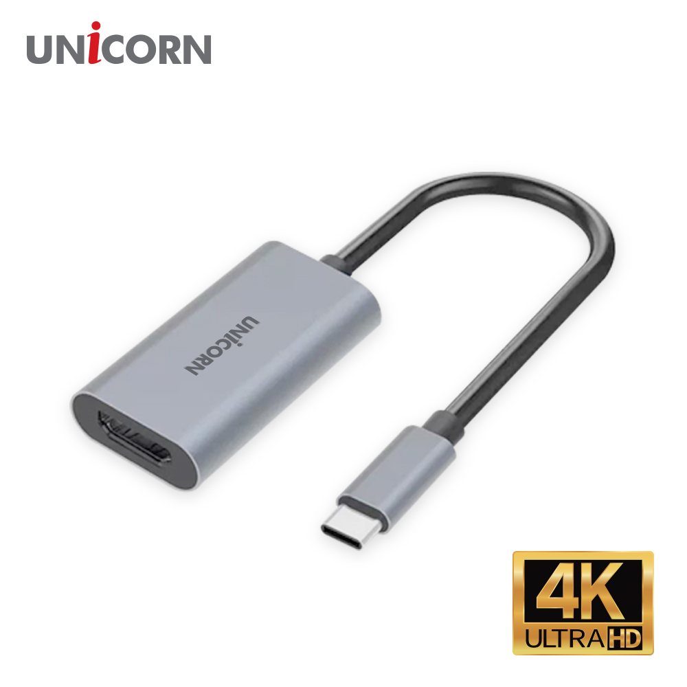 유니콘 USB Type-C to HDMI 변환젠더 컨버터 4K ULTRA HD 미러링 CH-200G