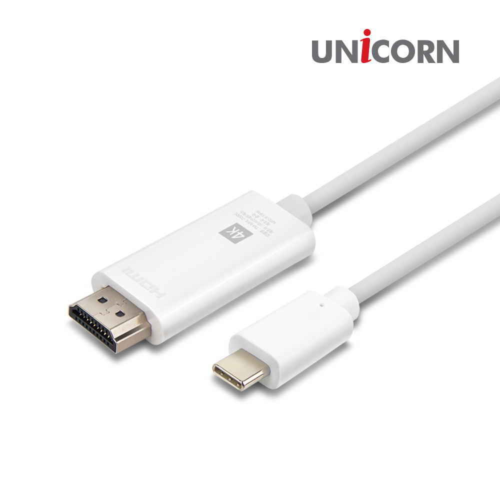 유니콘 TM-MHL7000C C타입 to HDMI 미러링 MHL 유선케이블