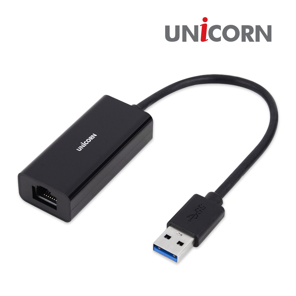 유니콘 USB3.2 Gen1 A타입 GIGA USB기가유선랜카드 TLAN-1100A