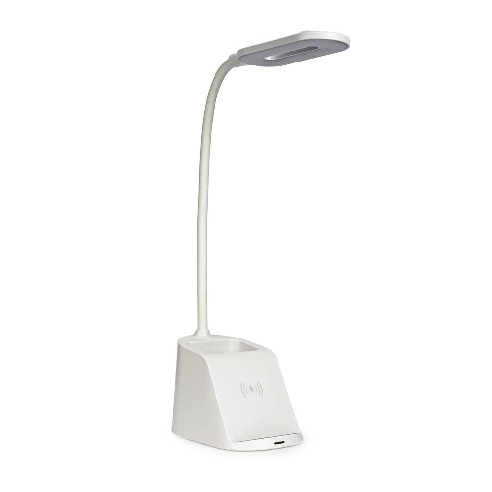 플레이고 A118 화이트 3in1 펜꽂이 LED 고속 무선충전 램프 스탠드