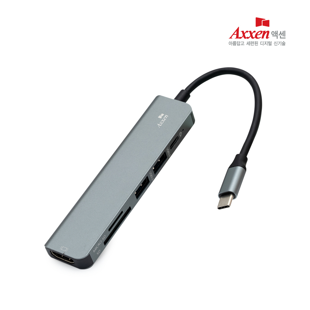 액센 C타입 6in1 멀티허브 MH20