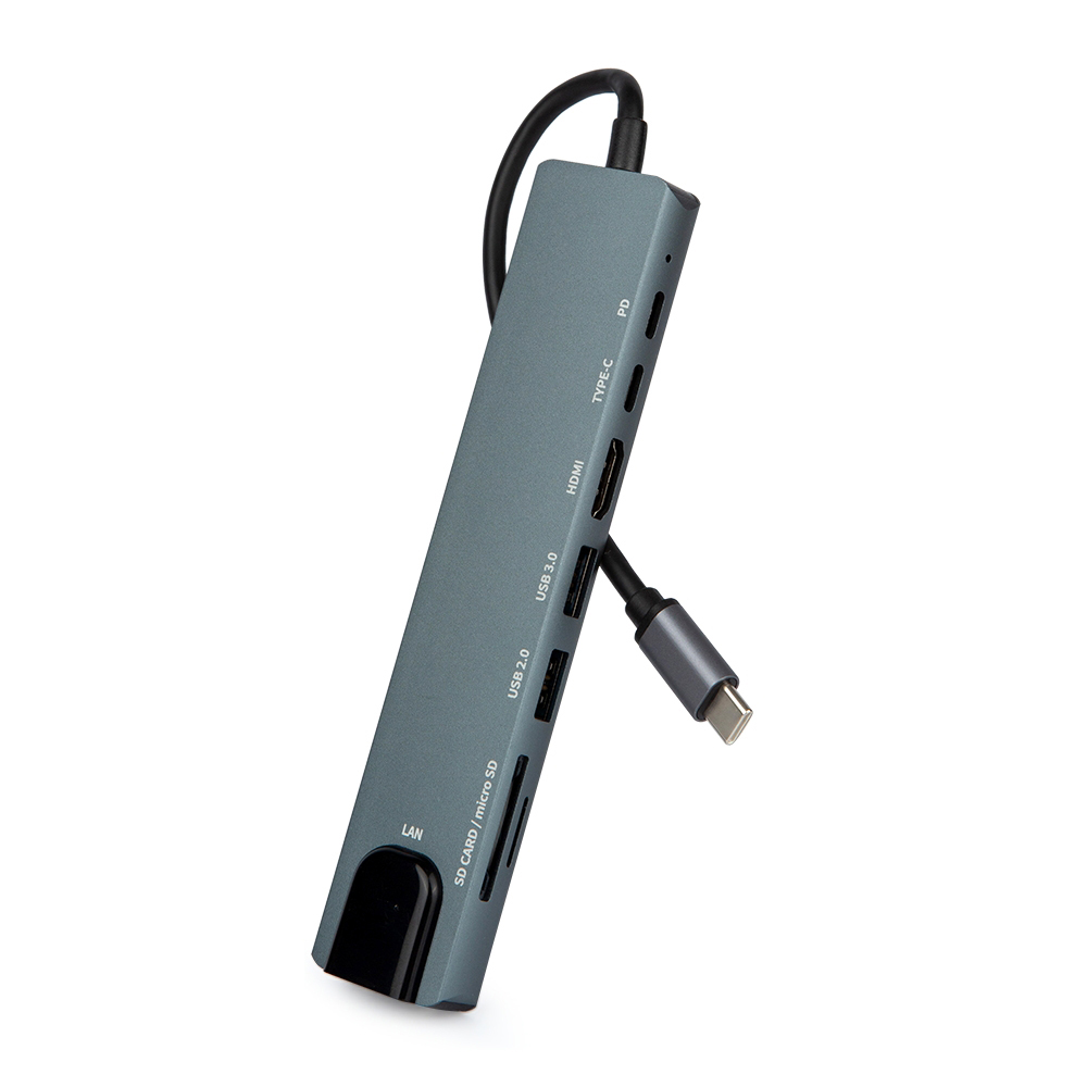 액센 MH11 C타입 8in1 멀티허브 PD 100W 4K 기가LAN USB3.0 삼성DeX지원