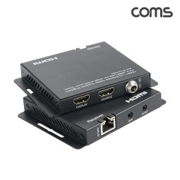 Coms HDMI 리피터 송수신기 1:2 양방향 IR 4K@60Hz HDR 70m