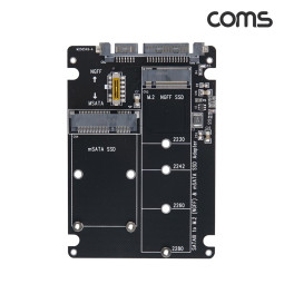 Coms mSATA M.2 NGFF B+M Key SSD SATA3 변환 어댑터