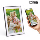 Coms 스마트 전자 액자, 디지털 동영상 사진 앨범 32GB, 스마트폰 어플 클라우드 와이파이