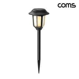 Coms 태양광 LED 정원등 에디슨전구형 야외조명 전원주택 테라스 조명