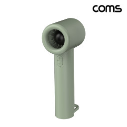 Coms 나비 손선풍기 슈틸루스터 올리브 100단 터보 3000mAh