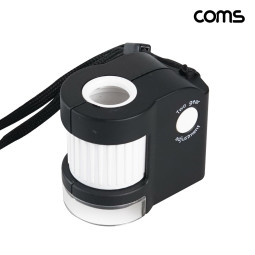 Coms 50배율 LED 확대경 현미경 돋보기 UV