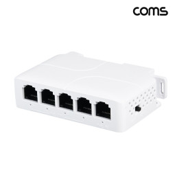 Coms PoE 분배기 1:4 무전원 4분배 10/100mbps