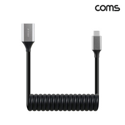 Coms USB 3.0 스프링 케이블 30cm~1M C타입