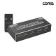 Coms HDMI 2.0 스위치 분배기 2x2 4K 60Hz UHD SPDIF 광 다운스케일 지원