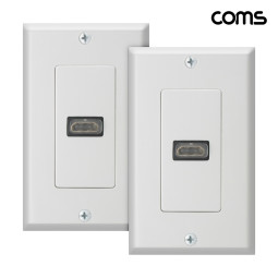 Coms HDMI 월 플레이트 1포트 2개 1세트