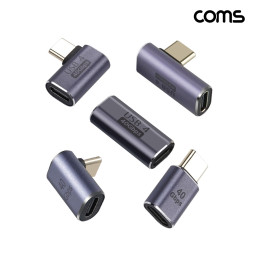 Coms USB C타입 4.0 연장젠더 MF 4개 FF 1개