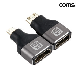 Coms HDMI to 마이크로HDMI + HDMI to Mini HDMI 변환젠더 세트