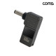 Coms C타입 DELL PD 변환 젠더 100W 20V 꺾임 고리형 외경 4.5 내경 3.0