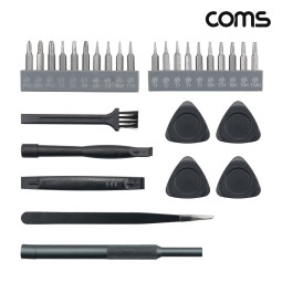 Coms 드라이버 비트 세트 29 in 1 십자 일자 별 육각 비트