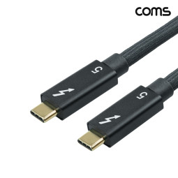 Coms C to C타입 썬더볼트5 케이블 1m 120Gbps 240W 16K 60H