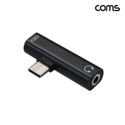 Coms C타입 이어폰 충전 젠더 USB-C 3.5mm 오디오
