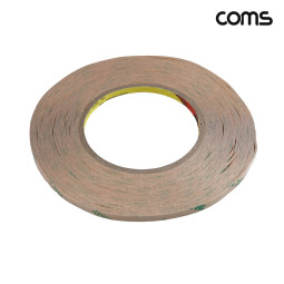 Coms 강력 접착 양면 테이프 공업용 폭 5mm 두께 0.1mm