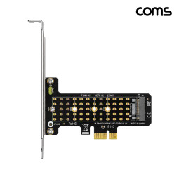 Coms PCIe x1 M.2 NVMe SSD 확장카드 브라켓 포함