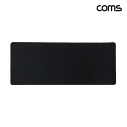 Coms 마우스 패드 장패드 미끄럼방지 Black