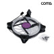 Coms 레인보우 쿨러 케이스 CASE 120mm Rainbow LED Cooler 쿨러 팬