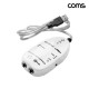 Coms USB 오디오 컨버터 마이크 헤드폰 기타 6.35mm