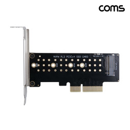 Coms PCIe x4 M.2 NVMe SSD 확장카드 변환카드 브라켓 포함