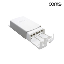 Coms PoE 연장기 4분배 1:4 방수커넥터 방수커버 100Mbps