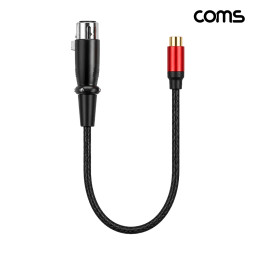 Coms 캐논 XLR 3핀 to RCA 오디오 변환 케이블 30cm