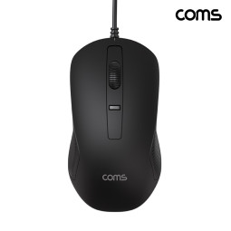 Coms USB 유선 마우스 일반 사무용 사무실 PC 컴퓨터 노트북용 1600DPI