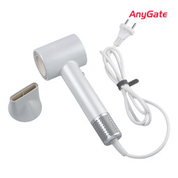 Anygate BLDC 헤어 드라이어 White 11만 RPM 2억개 음이온 방출 냉온순환바람