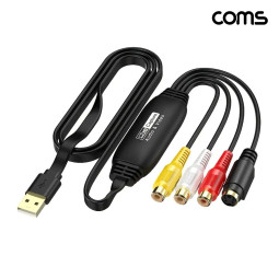 Coms USB 2.0 비디오 캡쳐 카드 RCA 1080p 30Hz 비디오 음성 영상 녹화