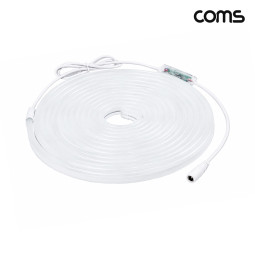 Coms LED 줄조명 슬림형 5M DC 5.5x2.1mm 24V 조명 리모컨 밝기조절