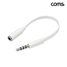 Coms 3.5mm 4극 오디오 연장 케이블 18cm